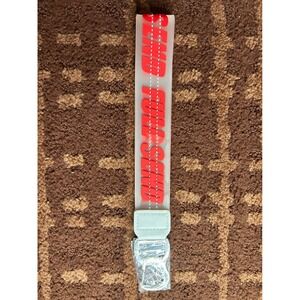 Full Send‎ Nelk Boys Keychain Lanyard Clear Frosted Silicone Red Logo Streetwear
